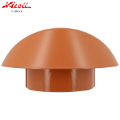 NICOLL VVS12T Chapeau de ventilation simple diamètre 125 Terraccota.