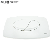 REGIPLAST 1620B Plaque de commande blanche double débit, pour réservoir EUROFUTURA 620.