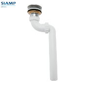 SIAMP 10 0075 85 Ensemble évacuation + bonde pour Vasque pack WC TRIO.