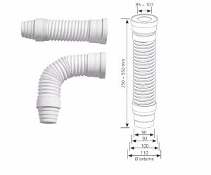 SIAMP 92 2555 10 PIPE ARTICULÉE PA 2555.