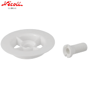 NICOLL 0411199 DVAB - Plateau + vis + guide plastique pour vidage baignoire.