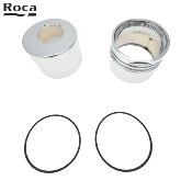 ROCA A525026800 MOAI ENCASTRÉ - KIT ENJOLIVEUR CHROMÉ.