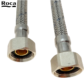 ROCA AG0096409R KIT 2 FLEXIBLES D'ALIMENTATION A CLIPSER D10X3/8" Longueur 470 mm.