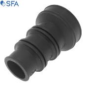 SFA BL120971 MANCHON 3 SORTIES NOIR.