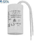 SFA CO100105 Condensateur 6.3 uF à fil.