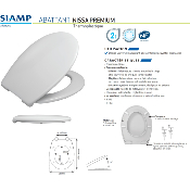 SIAMP 10 0051 77 Abattant WC NISSA Premium.