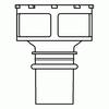 GROHE 42848000 Siège de robinet.