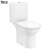 ROCA A801B2200B DEBBA ROUND - ABATTANT WC, Blanc en SUPRALIT® Frein de chute , "Silencio".