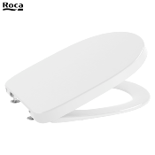 ROCA A801B2200B DEBBA ROUND - ABATTANT WC, Blanc en SUPRALIT Frein de chute , "Silencio".