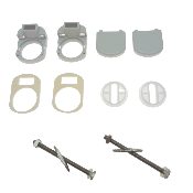 PR-SIAMP 41 2055 07 Ensemble charnières et visserie pour Abattant WC OPIO PREMIUM.