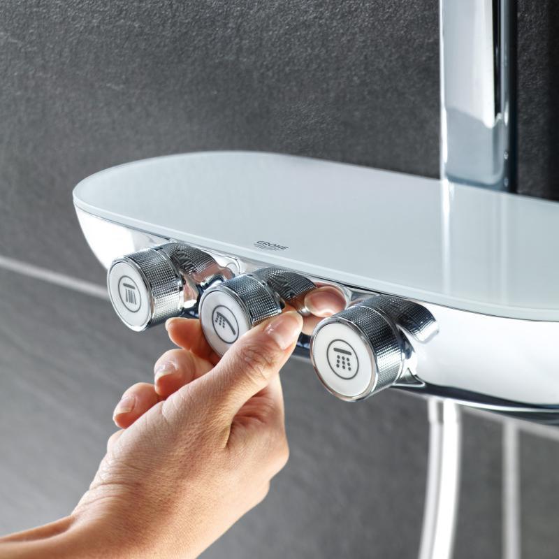 GROHE 26250000 Rainshower System SmartControl Duo 360. Colonne de
