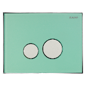 PR-SIAMP 31 1992 10 Plaque de commande Double Volume Reflet 360  Dépoli Vert/Touches Brillantes.