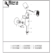 ROCA AG0072003R KIT CARTOUCHE INTERNE FLUXOR VORTEX