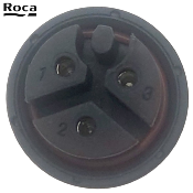 ROCA AT001800R D-TRIT - CONNECTEUR FEMELLE ÉTANCHE.