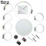 ROCA AV0042200R  D-TRIT/THE GAP -  KIT BOUCHON + FIXATIONS + COLLIERS.