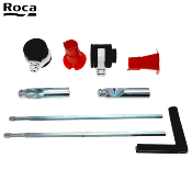 ROCA AV0058400R KIT FIXATIONS CACHES COURTES WC/BIDET WH.