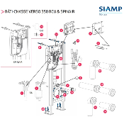 SIAMP 34 2000 10 Réservoir pour Batichasse VERSO 350, équipé pour SAV.