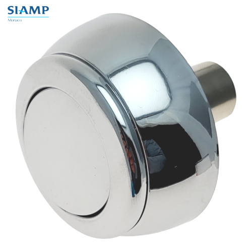 SIAMP 34 3350 20 Bouton Poussoir STORM 33A et SWITCH 22A Chromé.