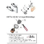 PAINI CARTORG-88 cartouche à disque céramique diamètre 25mm