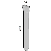 PAINI ST175A Flexible de douche Starflex 175 cm