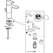 ROCA AG0159300R R33MFH - Cartouche céramique.