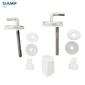 SIAMP 10 0059 76 Charnières pour abattants WC Stablo et Siège seul.