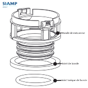 SIAMP 34 0109 00 Joint Torique diamètre 65X6 mm.