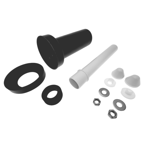 REGIPLAST KIT4090 KIT D'ÉVACUATION MANCHON Ø 90/TUBE Ø 40/ JOINT 40-55/ ÉCROUS CACHES POUR BATI SUPPORT.