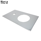 ROCA A525025400 MOAI ENCASTRÉ - KIT PLAQUE ENJOLIVEUR CHROMÉ.