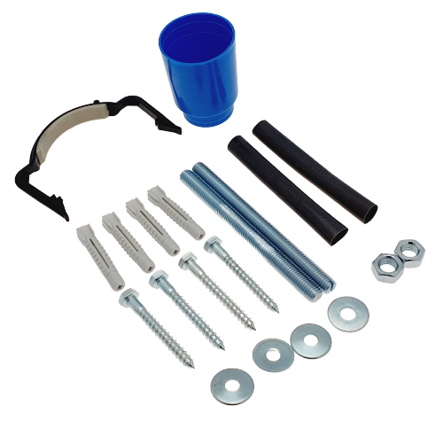 ROCA AV0023400R KIT DE FIXATION MUR/SOL + CAVALIER + TIGES FILETEES + CACHE PM PROFIX/N-FIX