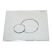 SIAMP 31 1846 10 Plaque de commande GLOBE pour VERSO 350/1100 - 100% Chrom Brillant.