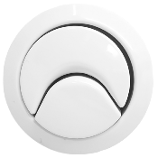 SIAMP 34 3645 07 Bouton Poussoir SKIPPER 36A, Blanc.