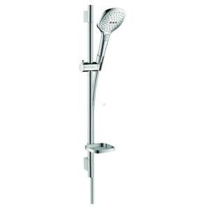 HANSGROHE 26620400 Set de douche 120 3jet avec barre Unica'S Puro 0,65 m, blanc/chromé.