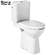 ROCA A349238000 ACCESS - PACK WC SURELEVE SORTIE HORIZONTALE AVEC ABATTANT FERME FREIN DE  CHUTE BLANC