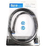 ROCA A5B3850CN0 NEO-FLEX - Flexible de douche métallique, 170 cm, Titanium Black.