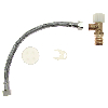 ROCA AV0024000R Kit flexible d'alimentation + Robinet d'arrêt.