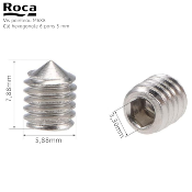 ROCA VPM6X8 Vis pointeau M6X8. (2 pièces).