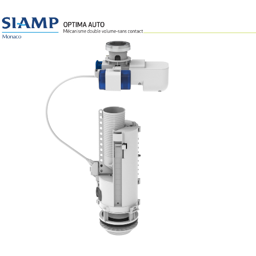 SIAMP 10 0092 96 OPTIMA AUTO Mécanisme double volume-sans contact