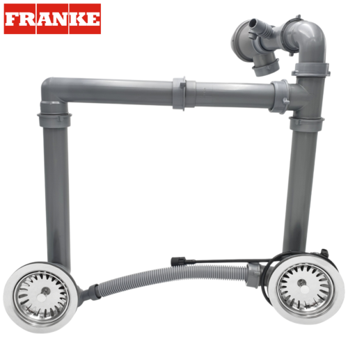 FRANKE 112.0374.656 - 605629 Vidage automatique, 2 cuves, avec trop plein rond, Bonde 90mm. (copie)