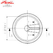 NICOLL EMAGSFH - Kit Clapet et contre clapet magnétique Ø 90 mm. Pour magnetech sfh .