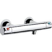 PR-ROCA A5A1318C0F VICTORIA T-500. Mitigeur Douche thermostatique mural, Chrom.