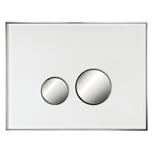 SIAMP 31 1990 10 Plaque de commande Double Volume Reflet 360  Naturel/Touches Brillantes.