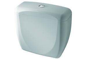 PR-SIAMP 31 4020 16 Réservoir de chasse attenant double volume SCALA Blanc.