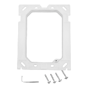 GROHE  42269000 Cadre de fixation inviolable pour plaques de commande WC.
