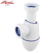 NICOLL 0201282 BM211 EASYPHON - Siphon de lavabo bi-matière à culot - 1"1/4 - Ø 32 mm.