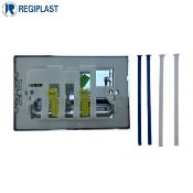 REGIPLAST 172C COMMANDE DOUBLE DEBIT  CHROMEE