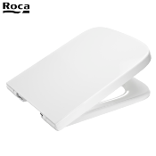 ROCA A801780004 DAMA-N - Abattant WC thermodur double laqué avec charnières ralenties en acier inoxydable.