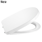 ROCA A801B2000B DEBBA ROUND - ABATTANT WC, Blanc en SUPRALIT®