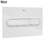 ROCA A890195000 IN-WALL  PL1. Plaque de commande double chasse, Blanche.