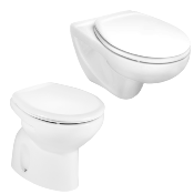 ROCA A801B6200B VICTORIA 05. Abattant WC Double Laqué Blanc en SUPRALIT. Fermeture ralentie.